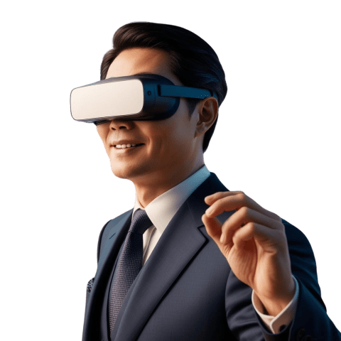 man with Vr glasses (museo360)