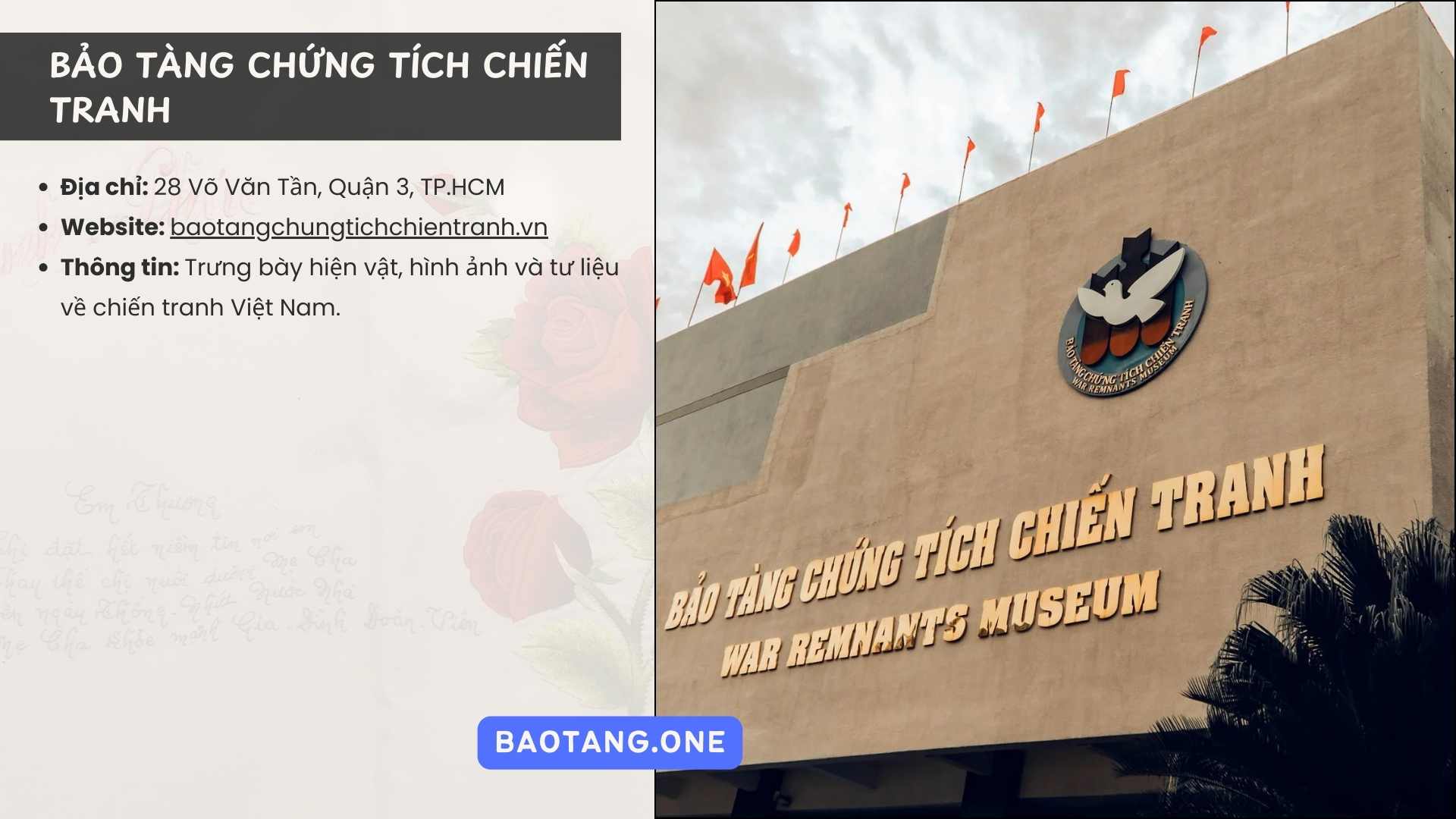 Bảo tàng Chứng tích Chiến tranh - TP.HCM