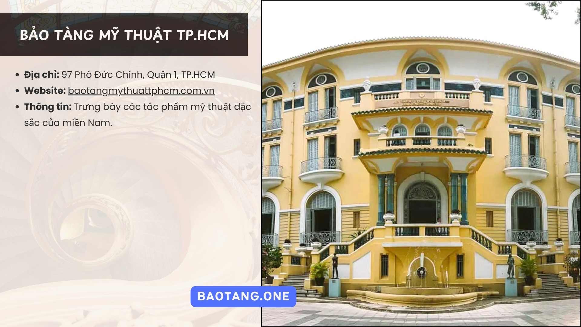 Bảo tàng Mỹ thuật TP.HCM