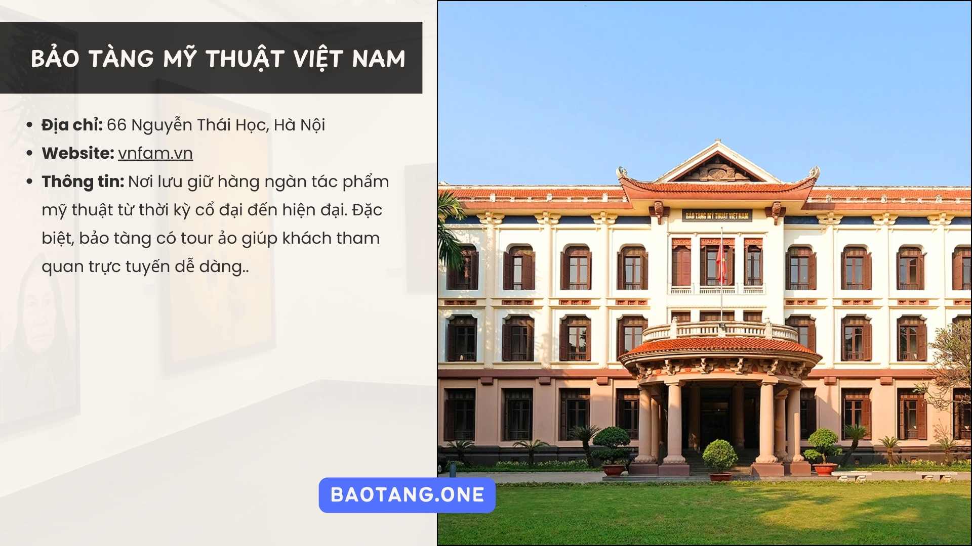 Bảo tàng Mỹ thuật Việt Nam - Hà Nội