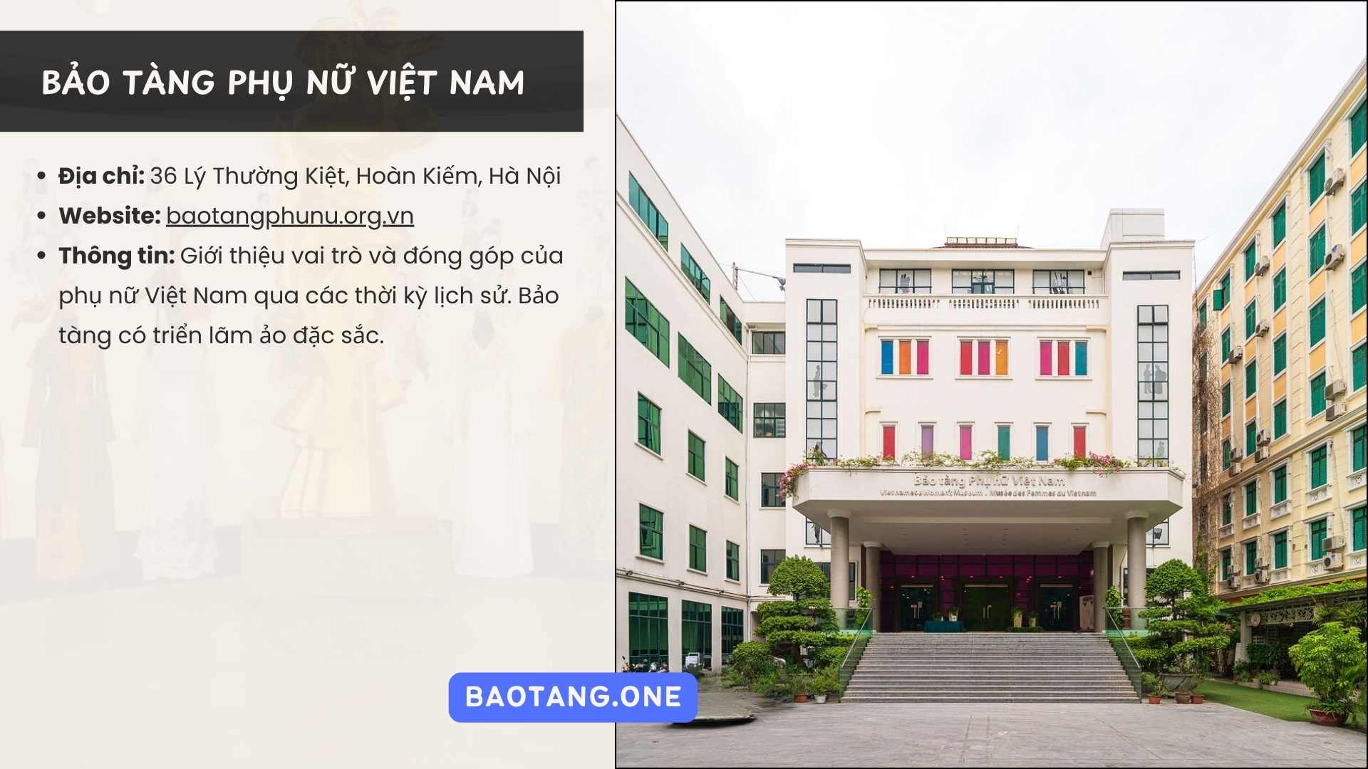 Bảo tàng Phụ nữ Việt Nam - Hà Nội