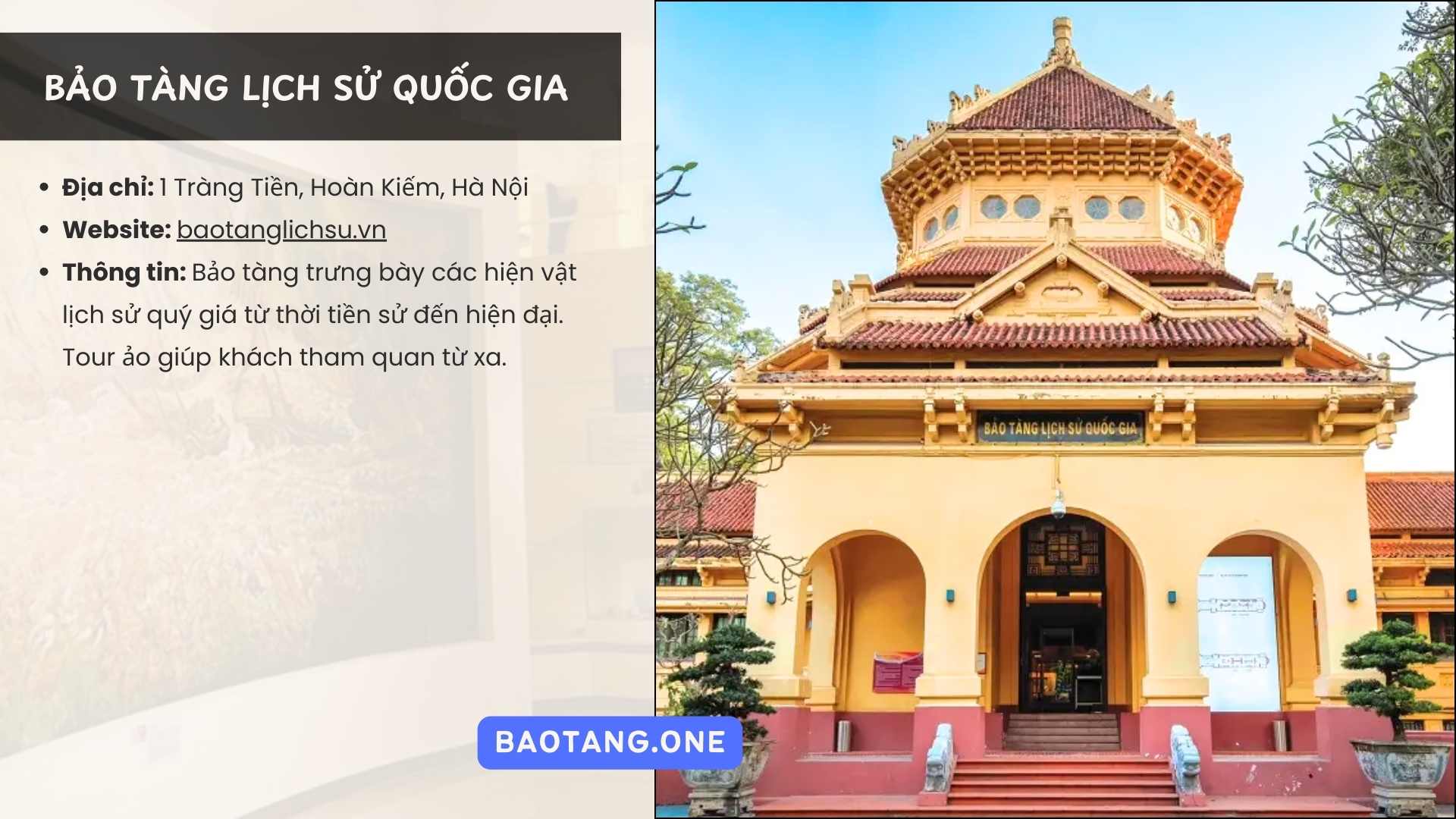 Bảo tàng Lịch sử Quốc gia - Hà Nội